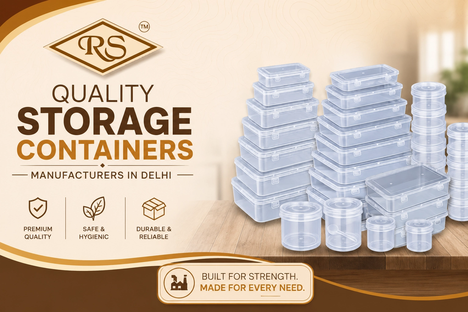 Quality Storage Containers Manufacturers in Delhi